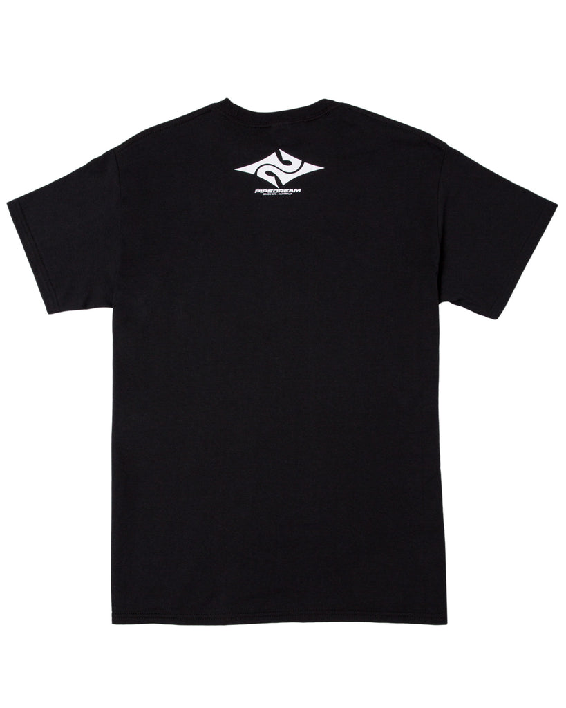 Black Pipedream Tee – Pipedreamsurfboards